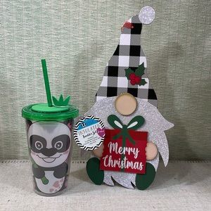 18 OZ Panda Tumbler Set